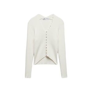 Zara Knit Button-Up Top
